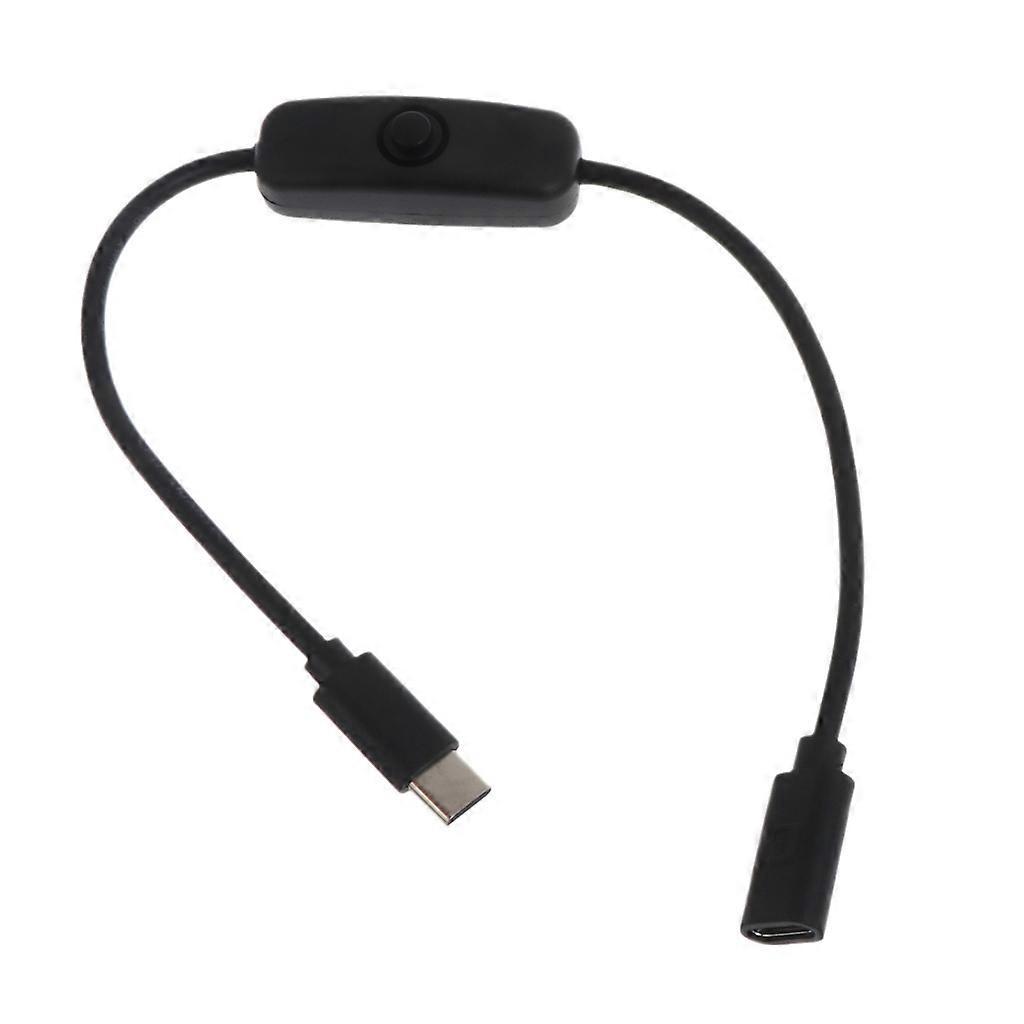 Netzschalterkabel Für Raspberry Pi 4b Netzteil, Usb Typ C Stecker Auf Buchse