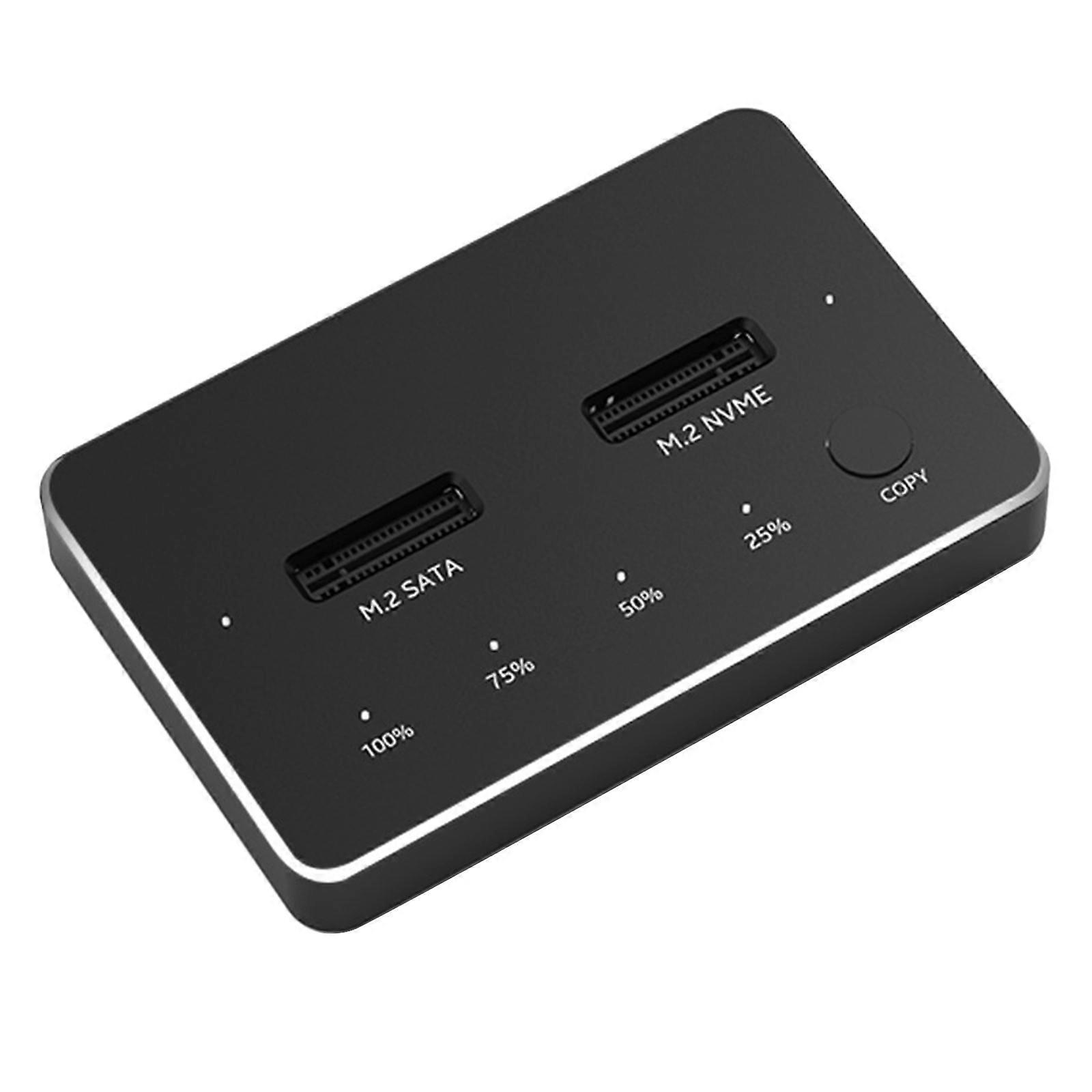 Dockingstation Für M.2 Nvme/sata Usb-c 3.1 Dual-bay-ssd-festplattengehäuse