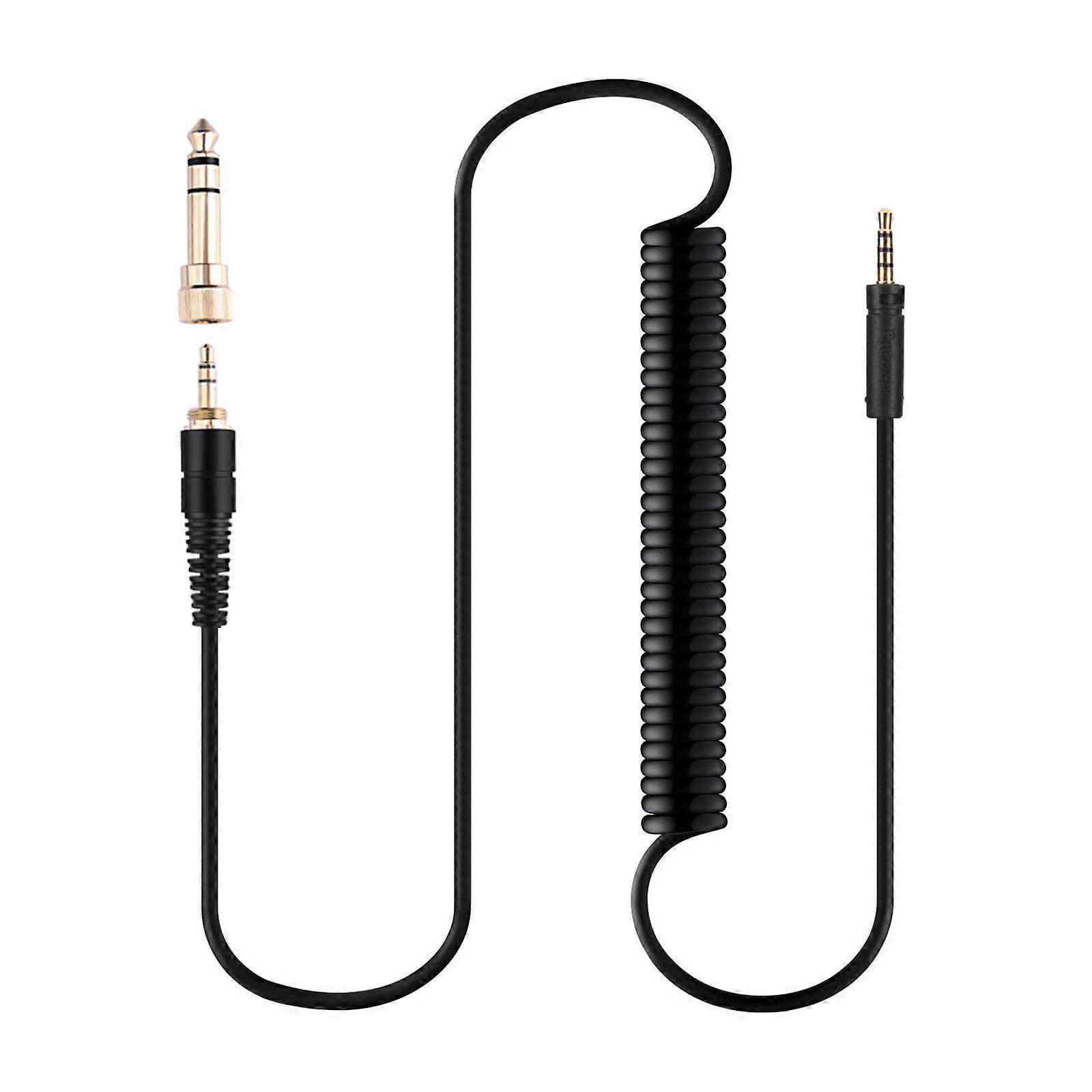 Spiralkabel (2,5 Mm Auf 3,5 Mm) Mit 6,35-mm-adapter Für Kopfhörer Der Modelle Momentum, Momentum 2.0, Hd4.30 Und Hd400s