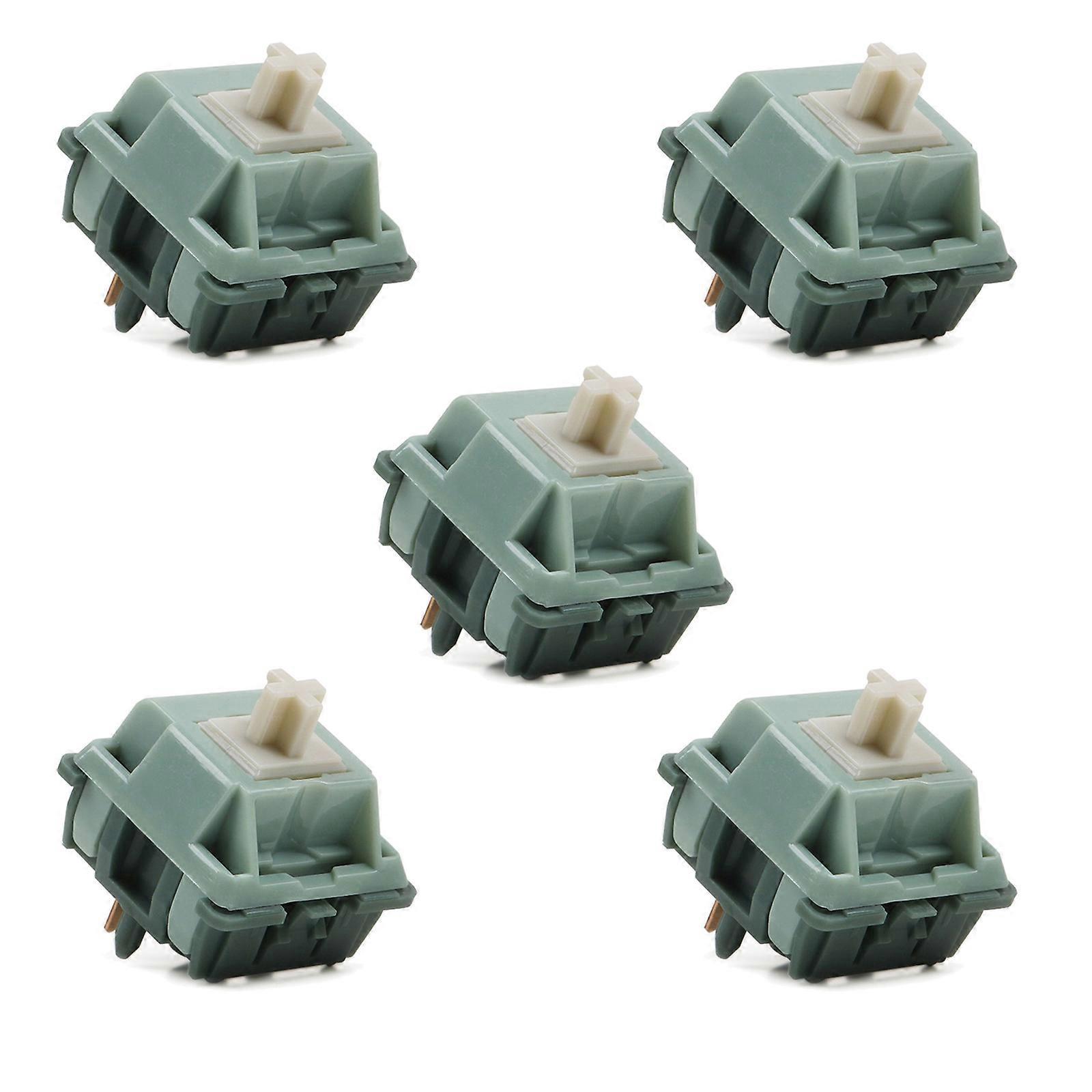 Mechanische Gaming-tastatur Zum Selberbauen: 5-pin-schalter, 65 G, Grüne Schlangen-pom-schalter Mit Linearer Achse
