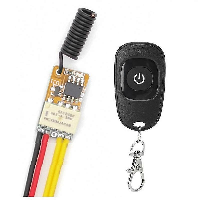Druckknopf-mini-relaiskontakt-rf-funkschalter Dc3,7v-12v--