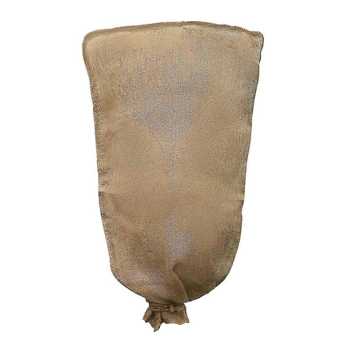 Stück Winter-pflanzenschutzsäcke Aus Jute Mit Kordelzug