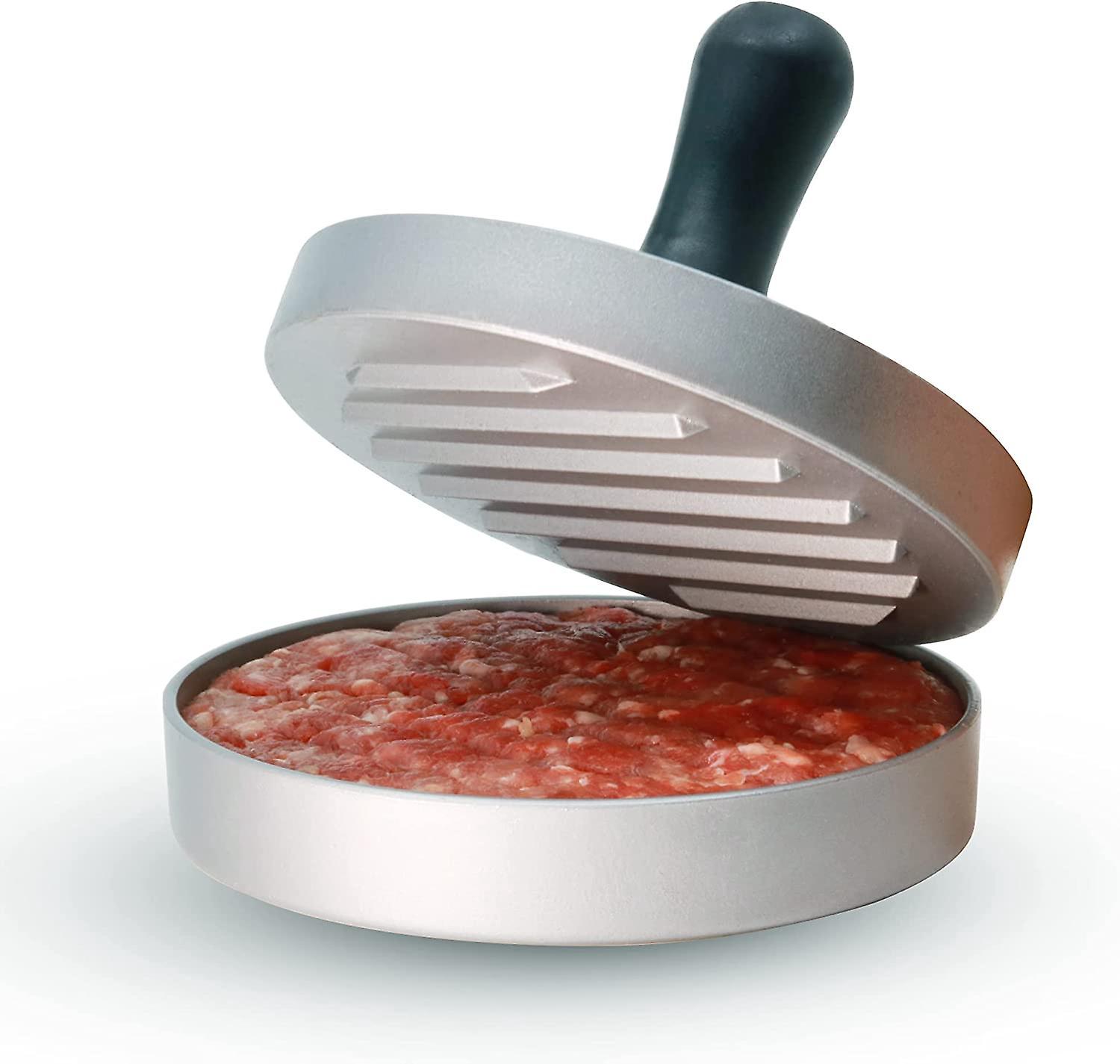 Antihaft-hamburgerpresse (11 Cm, 200 G) – Aluminiumguss – Hamburgerpresse – Pattypresse Für Fleisch- Und Gemüsepatties