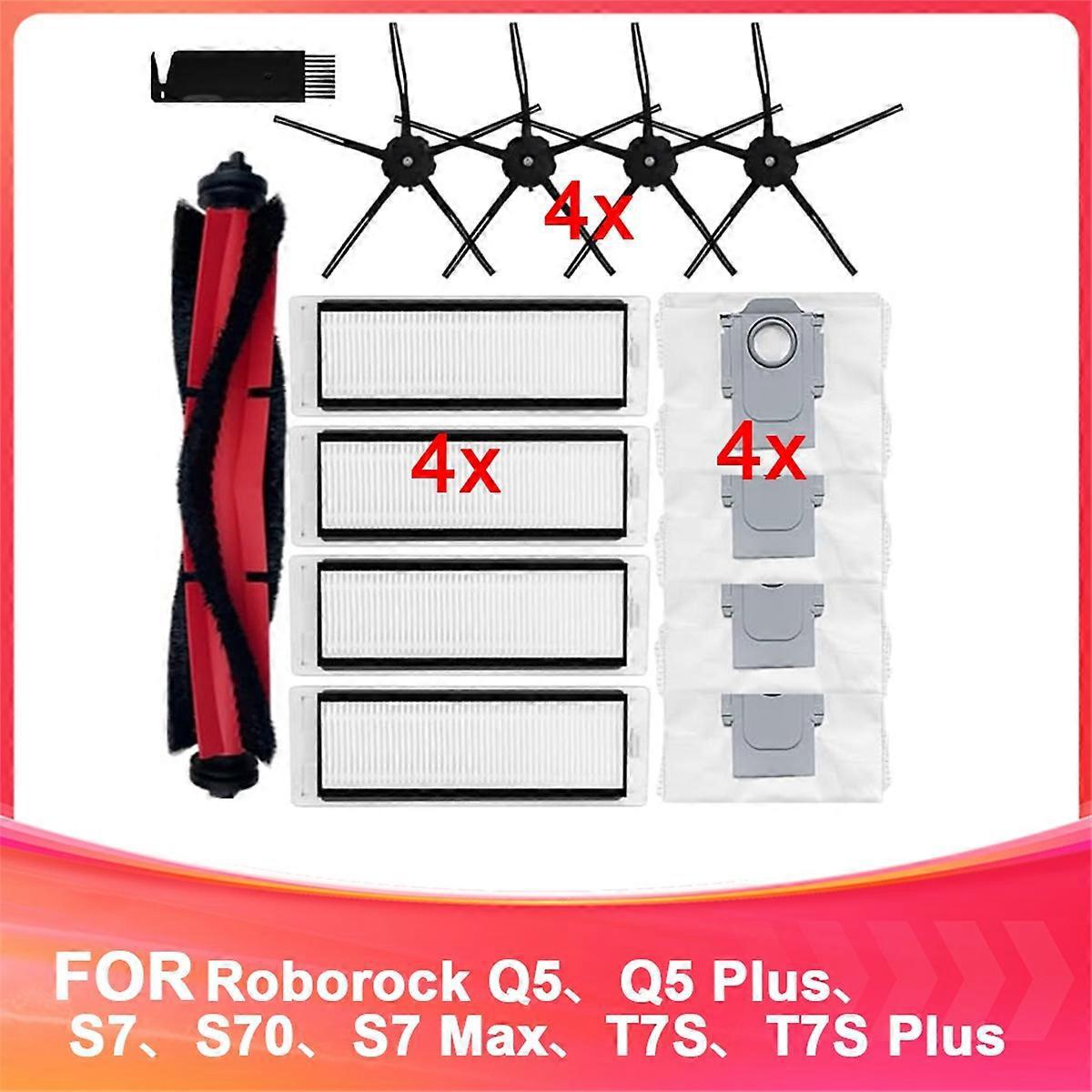 Hauptbürste Für Roborock Q5, Q5 Plus, S7, S70, S7 Max, T7s, T7s Plus