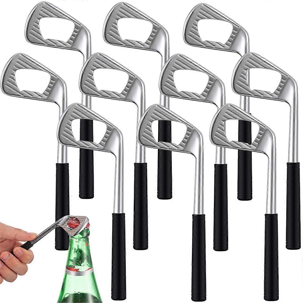 10 Stück Flaschenöffner In Form Von Golfschlägern – Originelles Biergeschenk – Golf-bieröffner