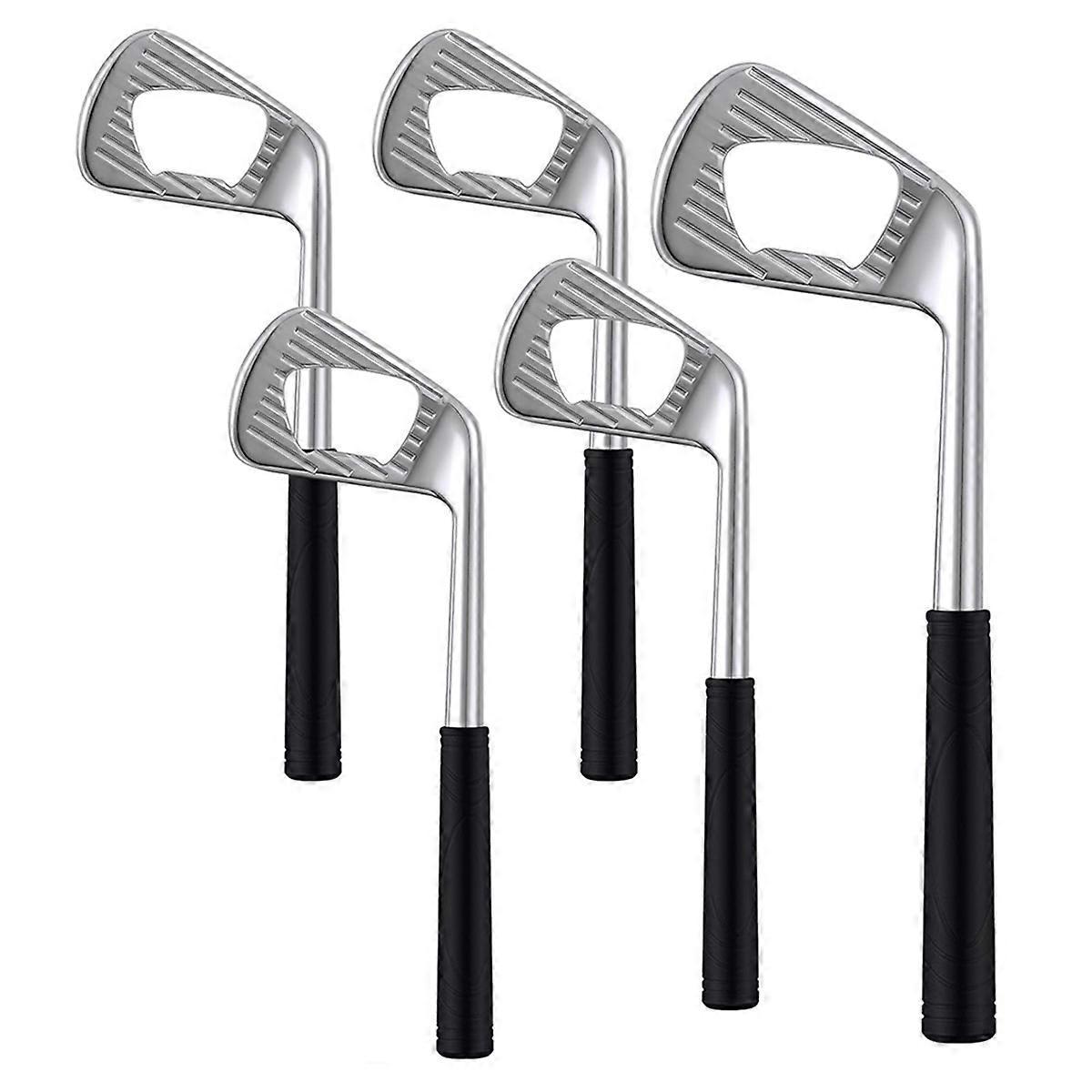5-teiliges Set Flaschenöffner In Form Von Golfschlägern – Originelles Biergeschenk, Golfdekoration
