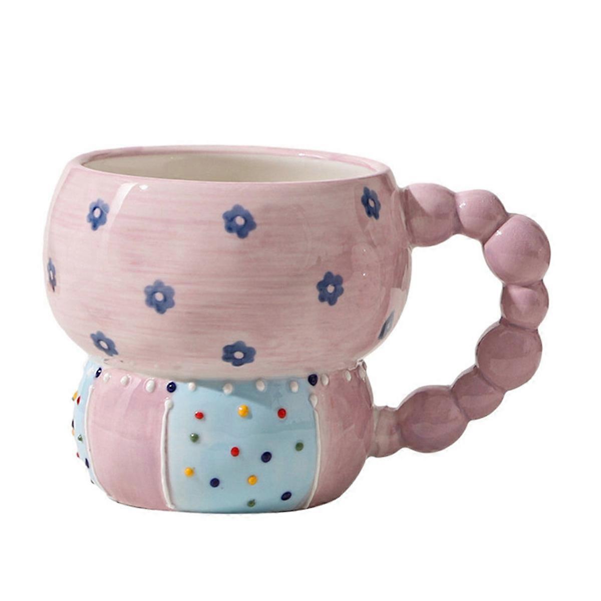 Keramiktasse, Farbige Kaffeetasse, Haushaltstasse, Frühstückstasse, Wassertasse, A--