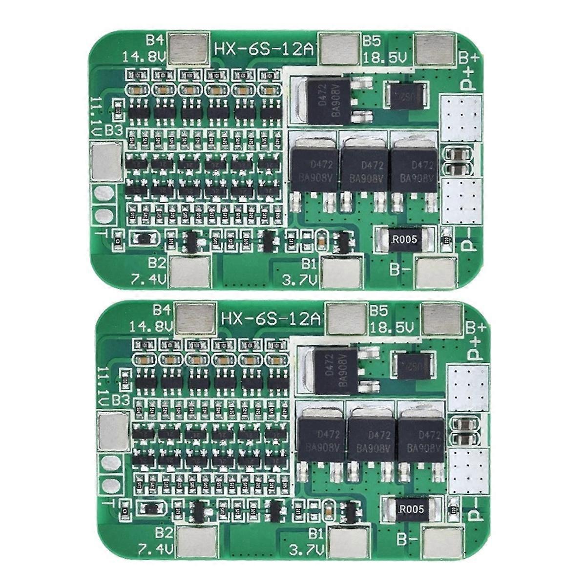 Stück 6s 22,2v 12a Li-ion Lithium-batterieschutzplatine Für 18650-akkus