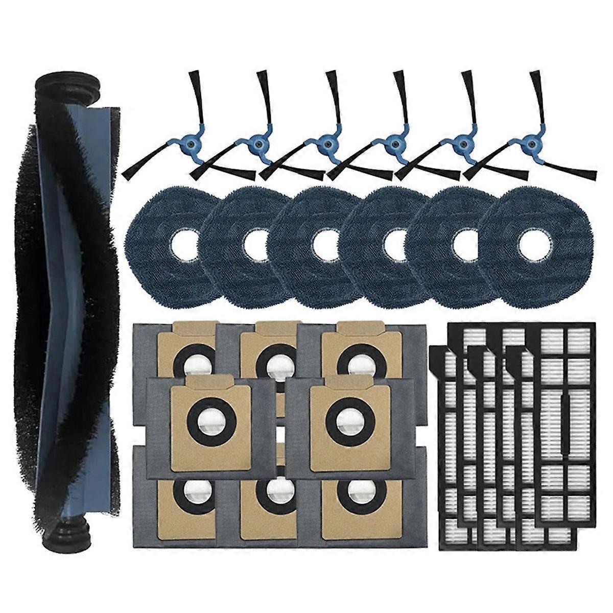 Für X10/x10 Pro Omni Haupt- Und Seitenbürste, Wischmopptuch, Filter, Staubbeutel