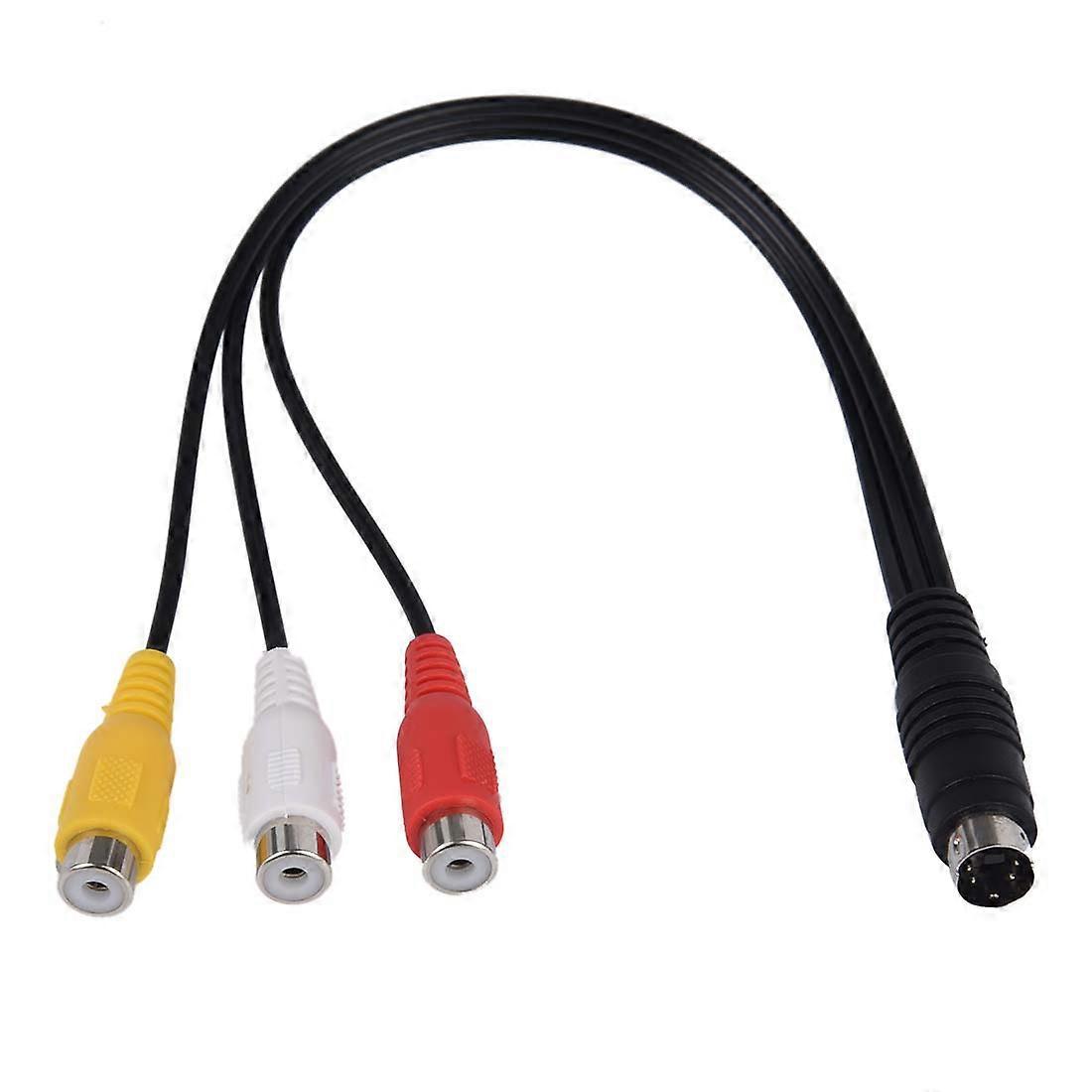 4-poliges S-video-auf-3-rca-buchsen-tv-adapterkabel Für Laptops