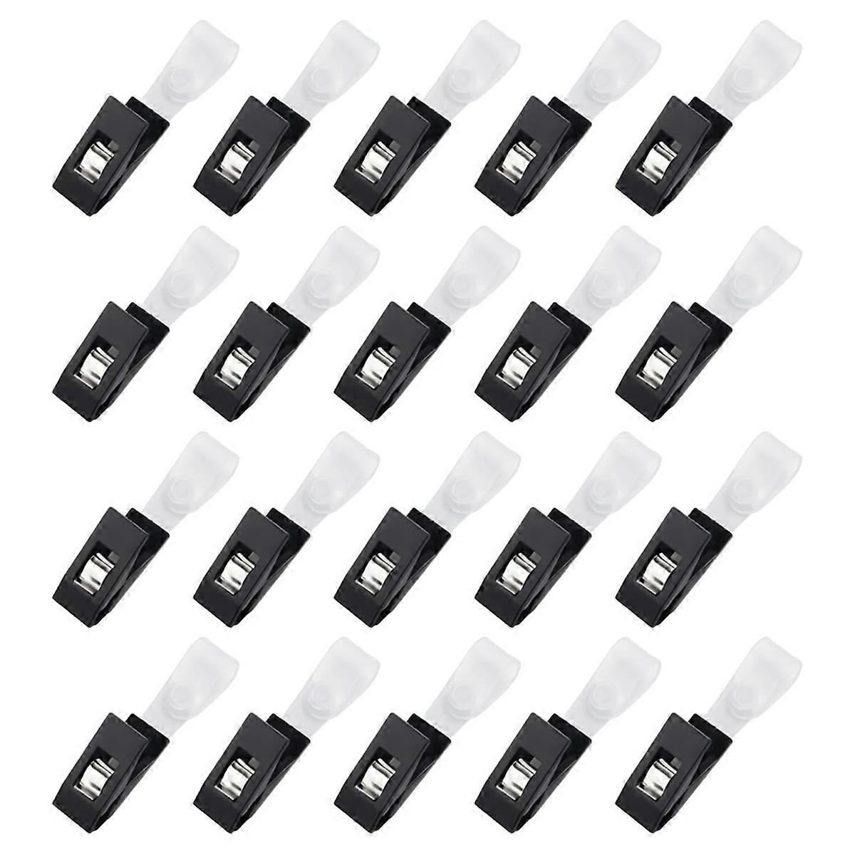 20 Stück Gartenfahnenclips, Gartenfahnenstopper, Kleine Fahnen-windschutzclips