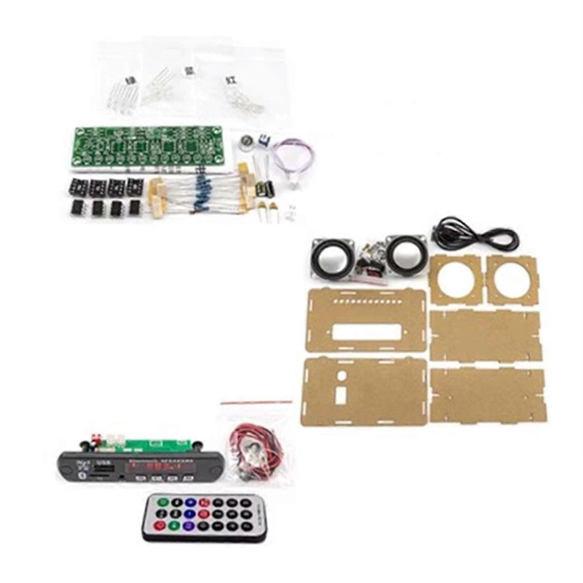 Diy Bluetooth-lautsprecher-set Mit Fm-radio Und 2x3w Lautsprecher B--