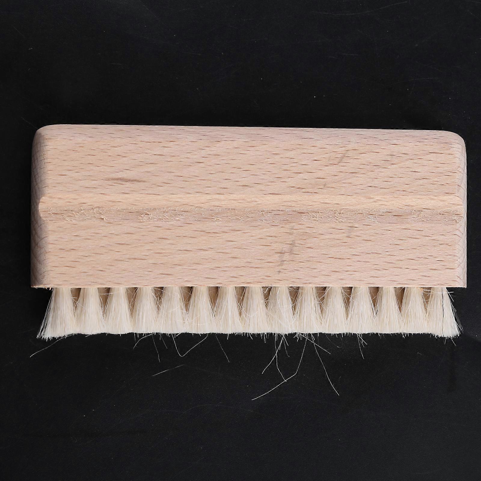 Antistatische Reinigungsbürste Mit Griff Aus Ziegenhaar Und Holz Für Cd-player Und Plattenspieler