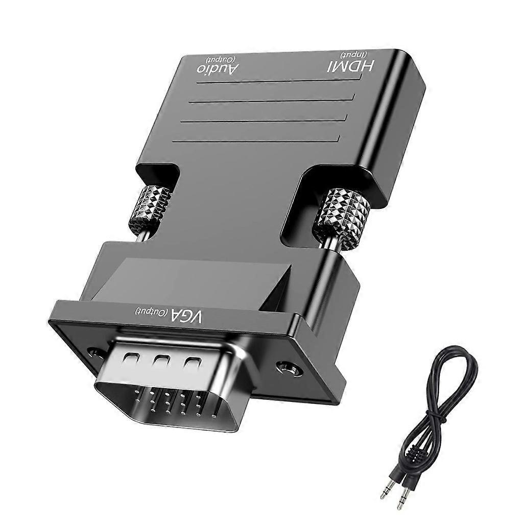 Hdmi-kompatibler Adapter (buchse Auf Vga-stecker) Für Projektoren, Hdtvs Und Laptops