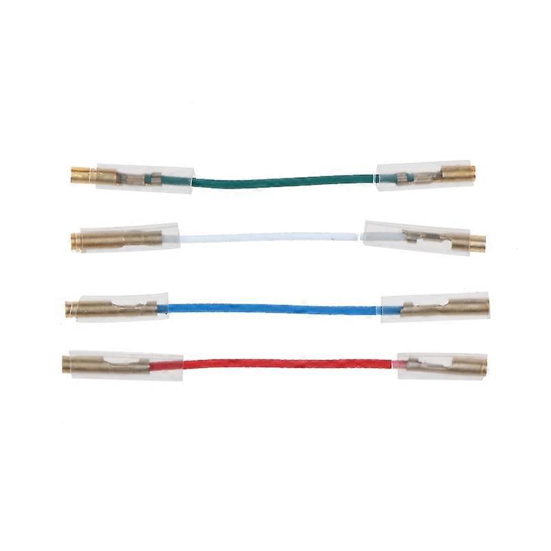4 Stück Premium-plattenspielerkabel, Stereo-tonabnehmerkabel