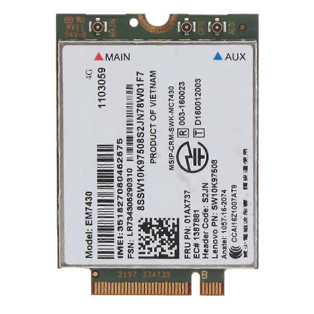 Em7430 Fdd/tdd Lte 4g Modul Wcdma Gnss 4g Karte Für Thinkpad X1c Gen5 Notebook