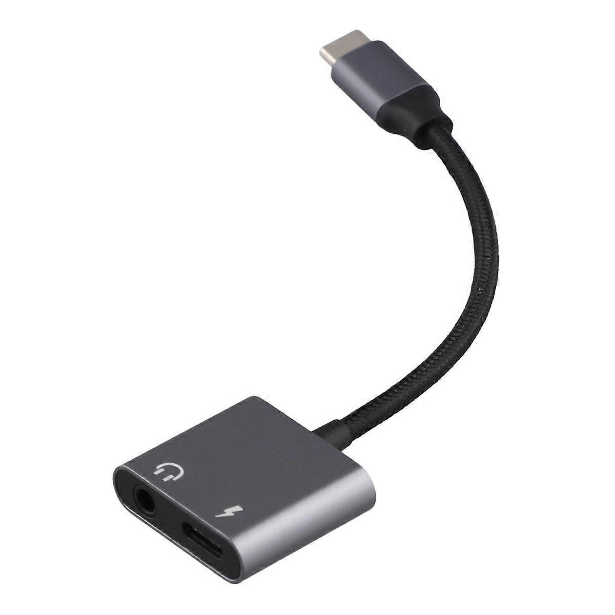 2-in-1 Usb-c-auf-3,5-mm-/typ-c-aux-audio-adapter-kopfhörerkonverter