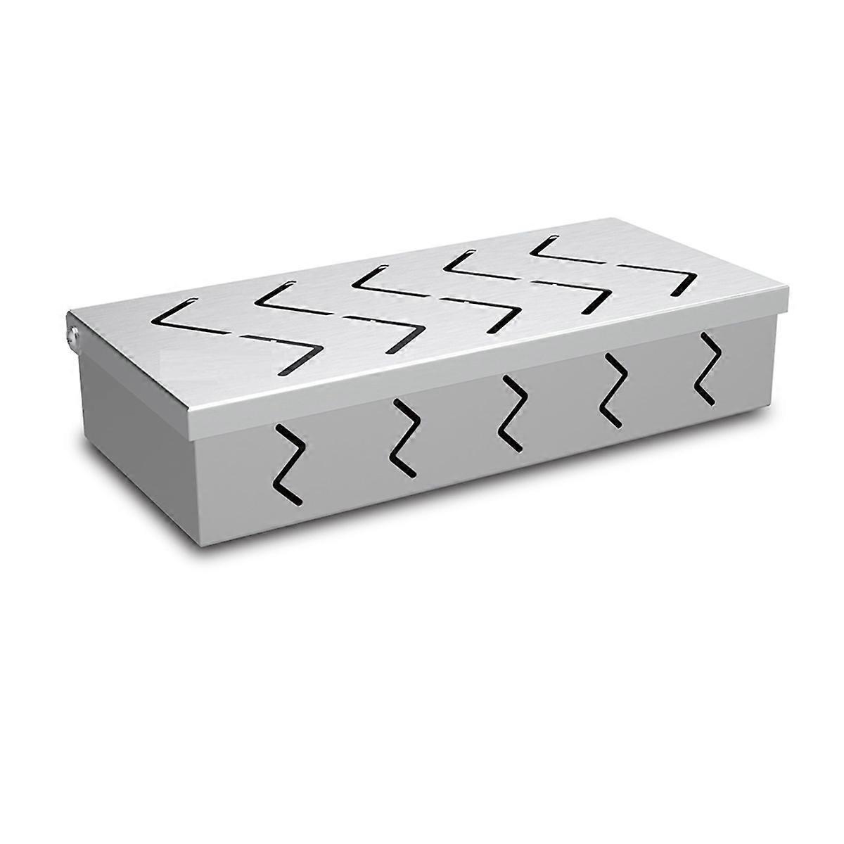 Grill-räucherbox, Geeignet Für Holzchips, Geräucherter Bbq-geschmack A--