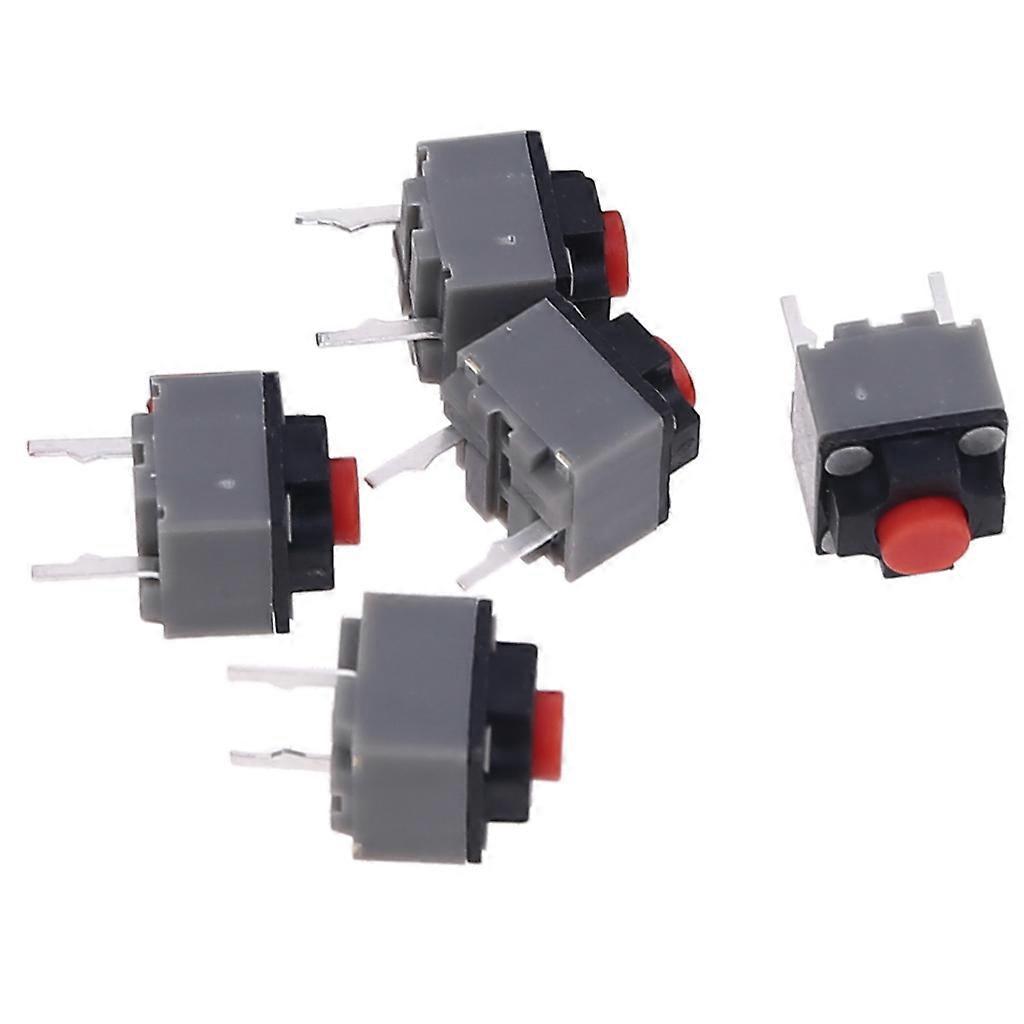 Maus-ersatzteile, 5 Stück/set, Mikroschalter, Quadratischer Stummschalter, Taktilschalter
