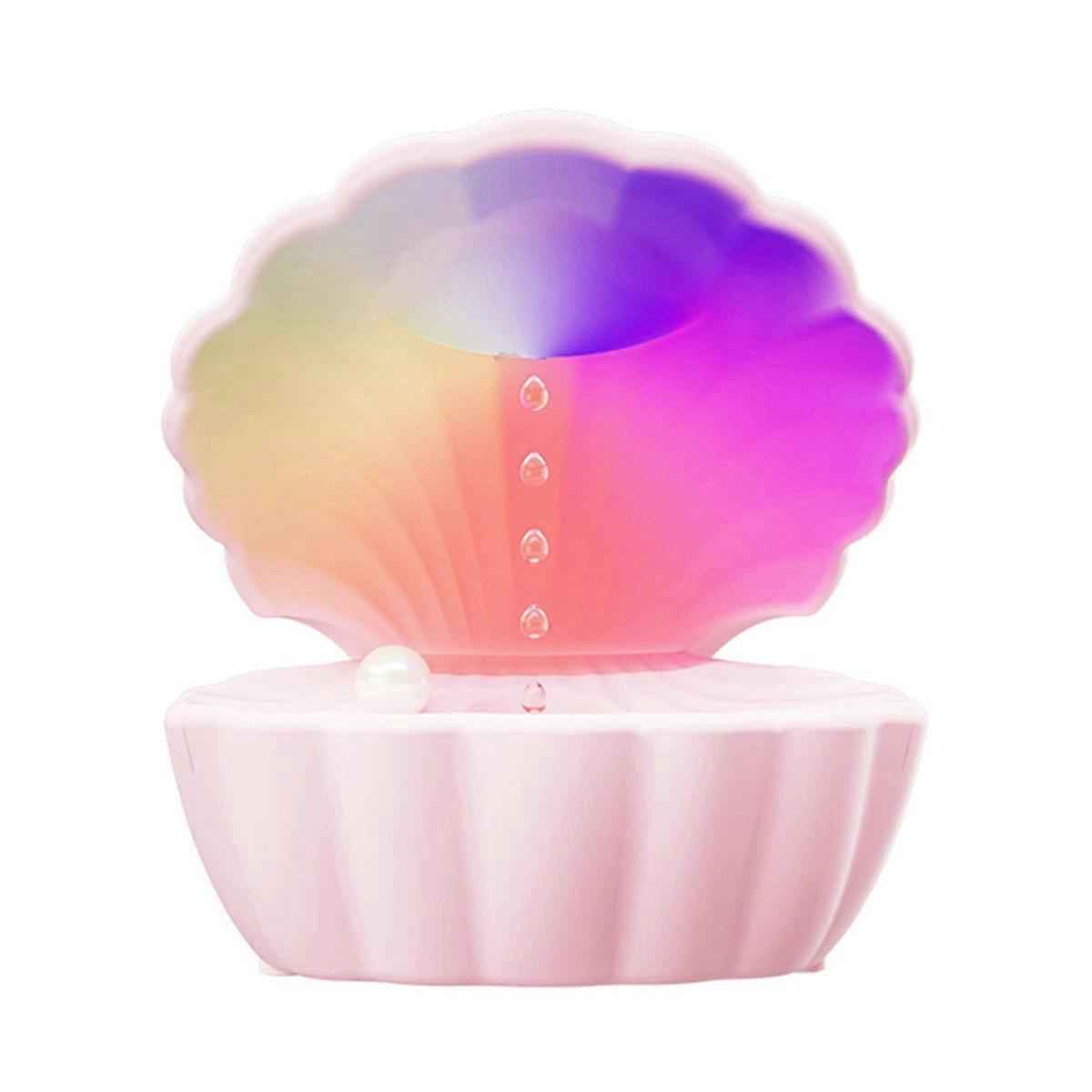 3-in-1 Muschelperlen-nachtlicht Mit Bluetooth-lautsprecher, Luftbefeuchter, A--