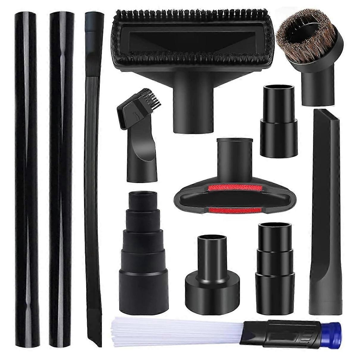 13-teiliges Staubsauger-aufsatzset, Nass-/trockensauger, Kunststoff-schlauchadapter