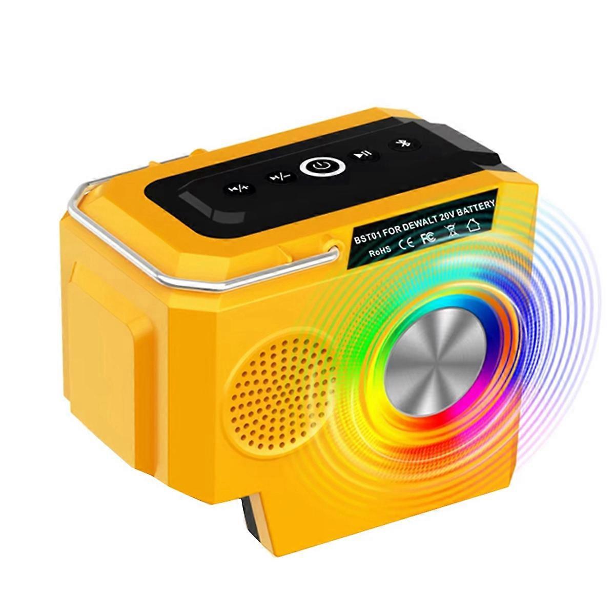 Tragbarer Bluetooth-lautsprecher Für 18-20v Li-ion-akkus