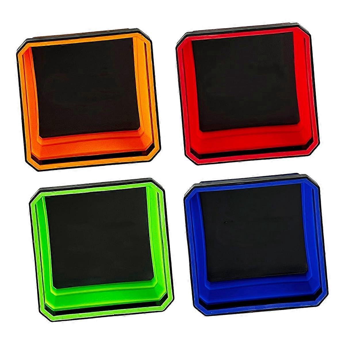 Faltbares Magnetisches Teile-werkzeugtablett-set, 4er-pack, Faltbar, 4,5 Zoll
