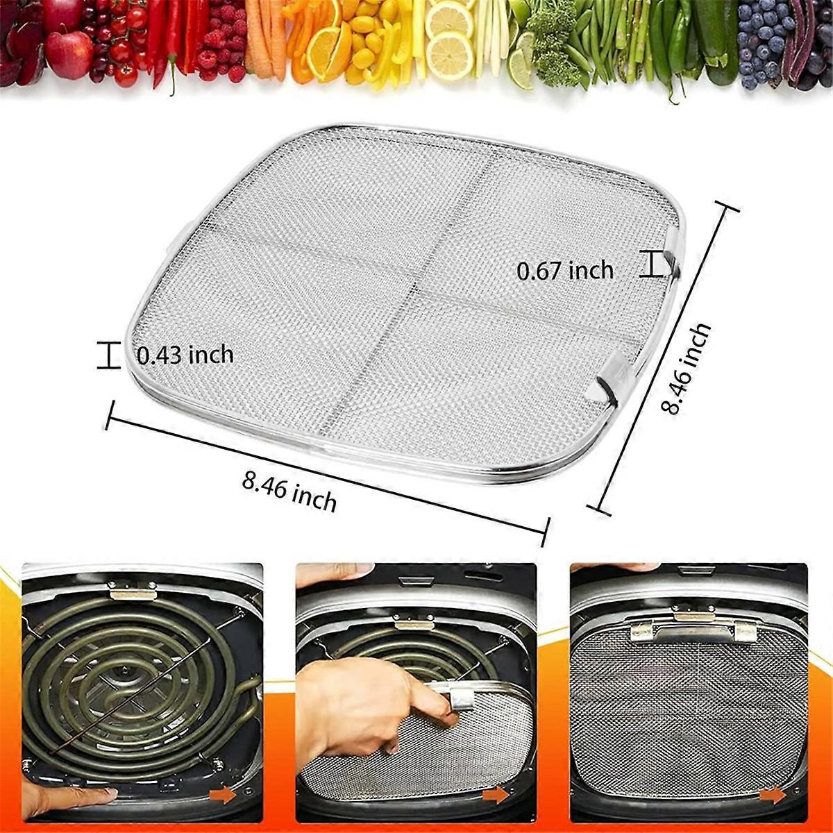 Spritzschutz + Ofenrost Für Foodi Ag301 Heißluftfritteuse Zubehör