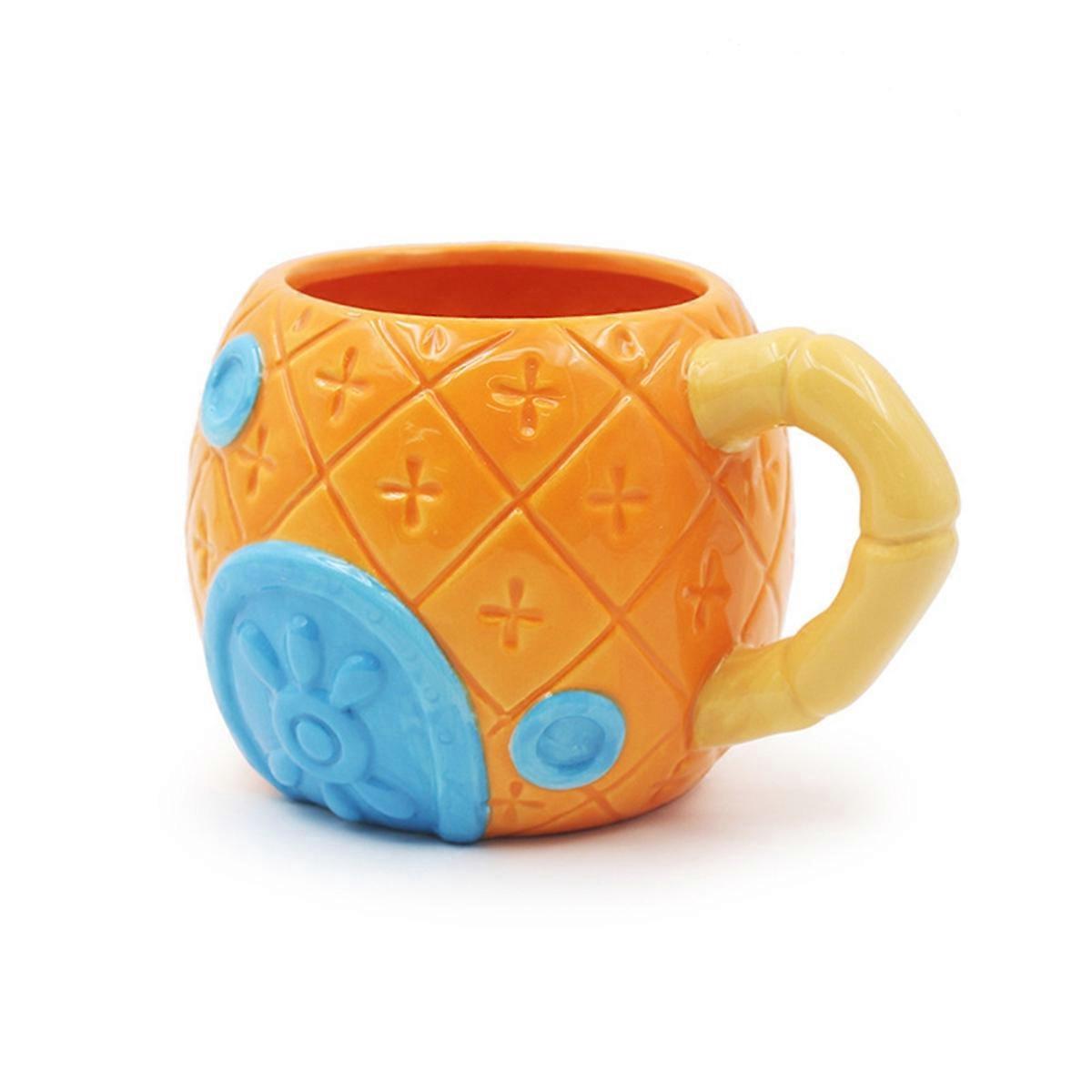Kaffeetasse In Fruchtform, Ananas-tasse Aus Keramik, Wasserbecher Für Zuhause Oder Büro