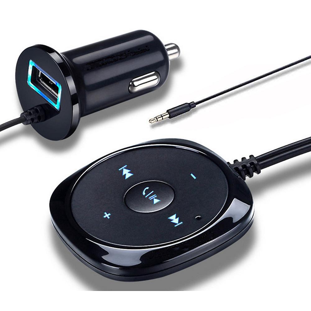 Bluetooth-auto-kit, Bluetooth-empfänger, Bluetooth 4.1 Freisprech-audioadapter Mit Mikrofon, Magnetfuß Und Masseisolator