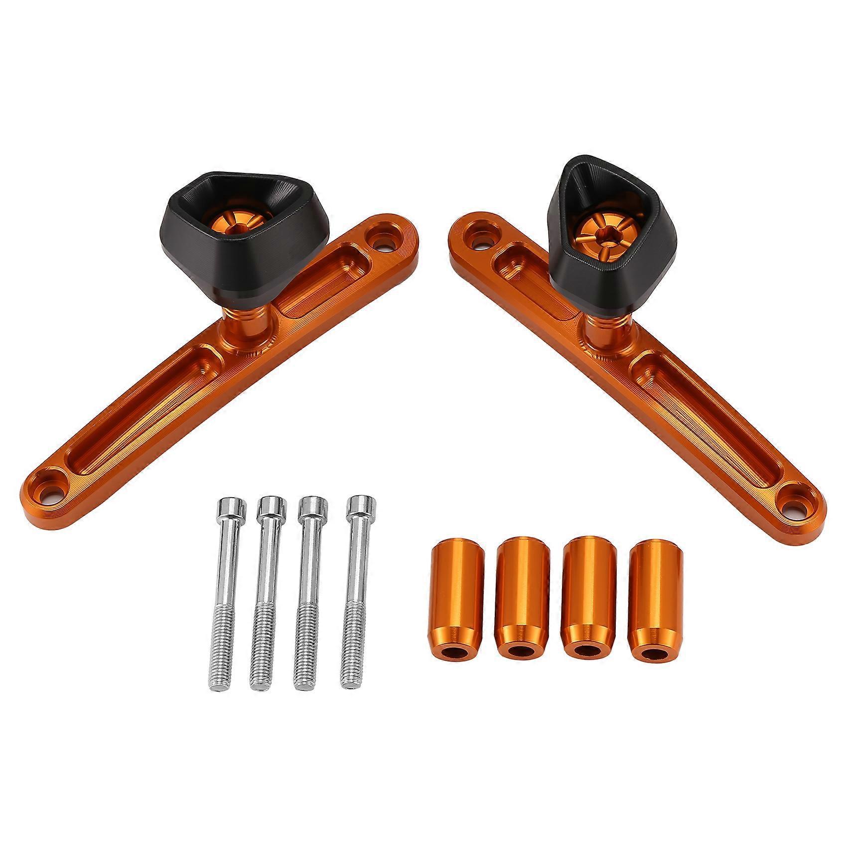 Für 1390 Superduke R 2024 Rahmen-sturzpads Schutzpolster Orange--