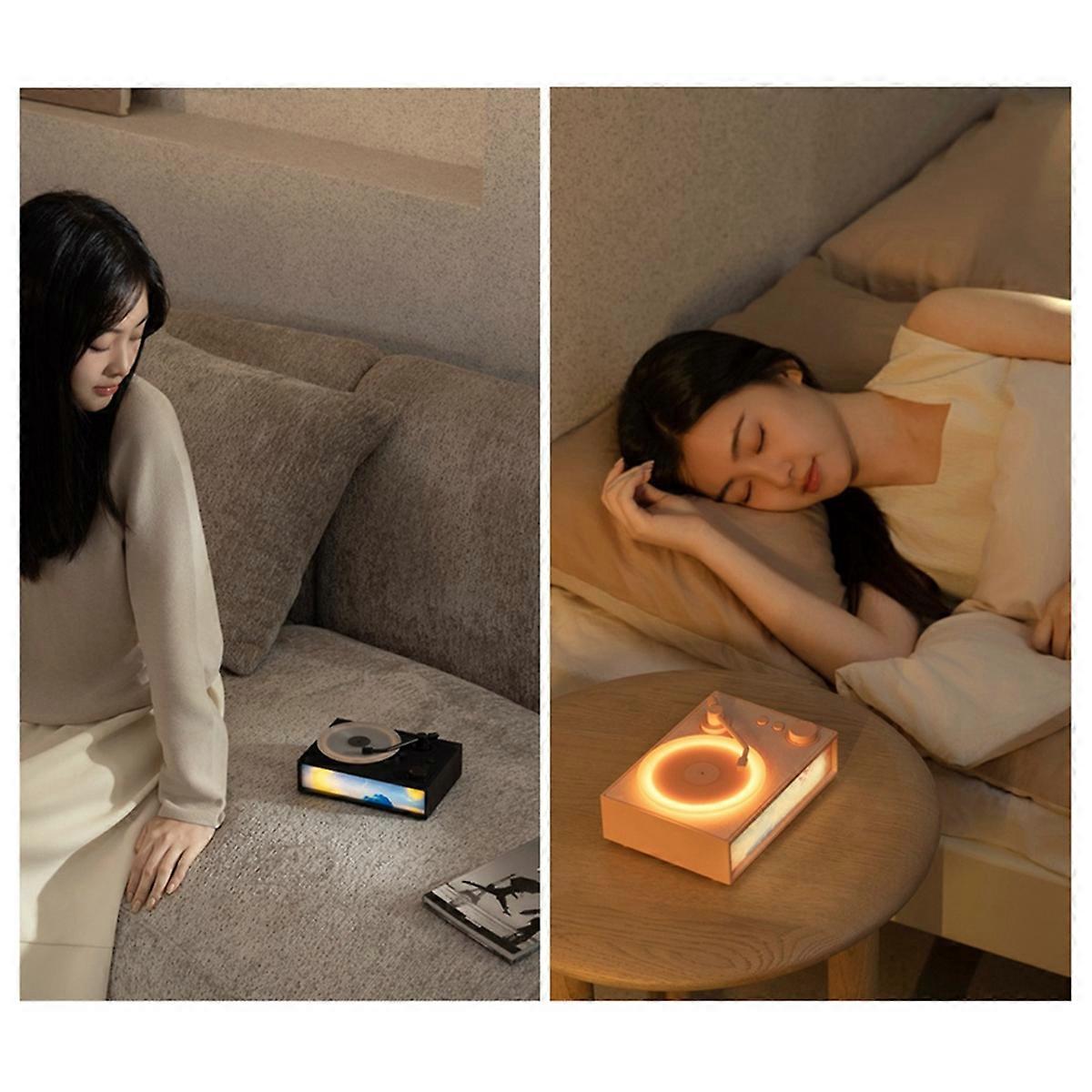 Retro-bluetooth-lautsprecher Mit Aromatherapie-diffusor Und Umgebungslicht, B--