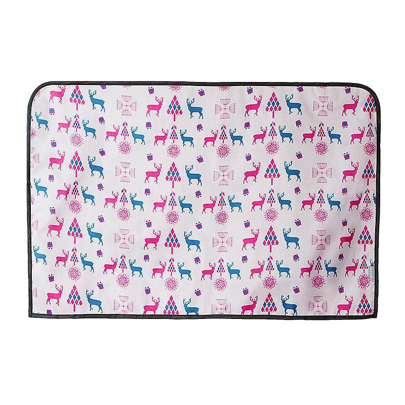 2er-set Magnetische Auto-sonnenschutzblenden (rosa Weihnachtshirsch), Kinderwagen-vorhänge, Transparent, Einweg, Kostenlose Montage, Vorhang