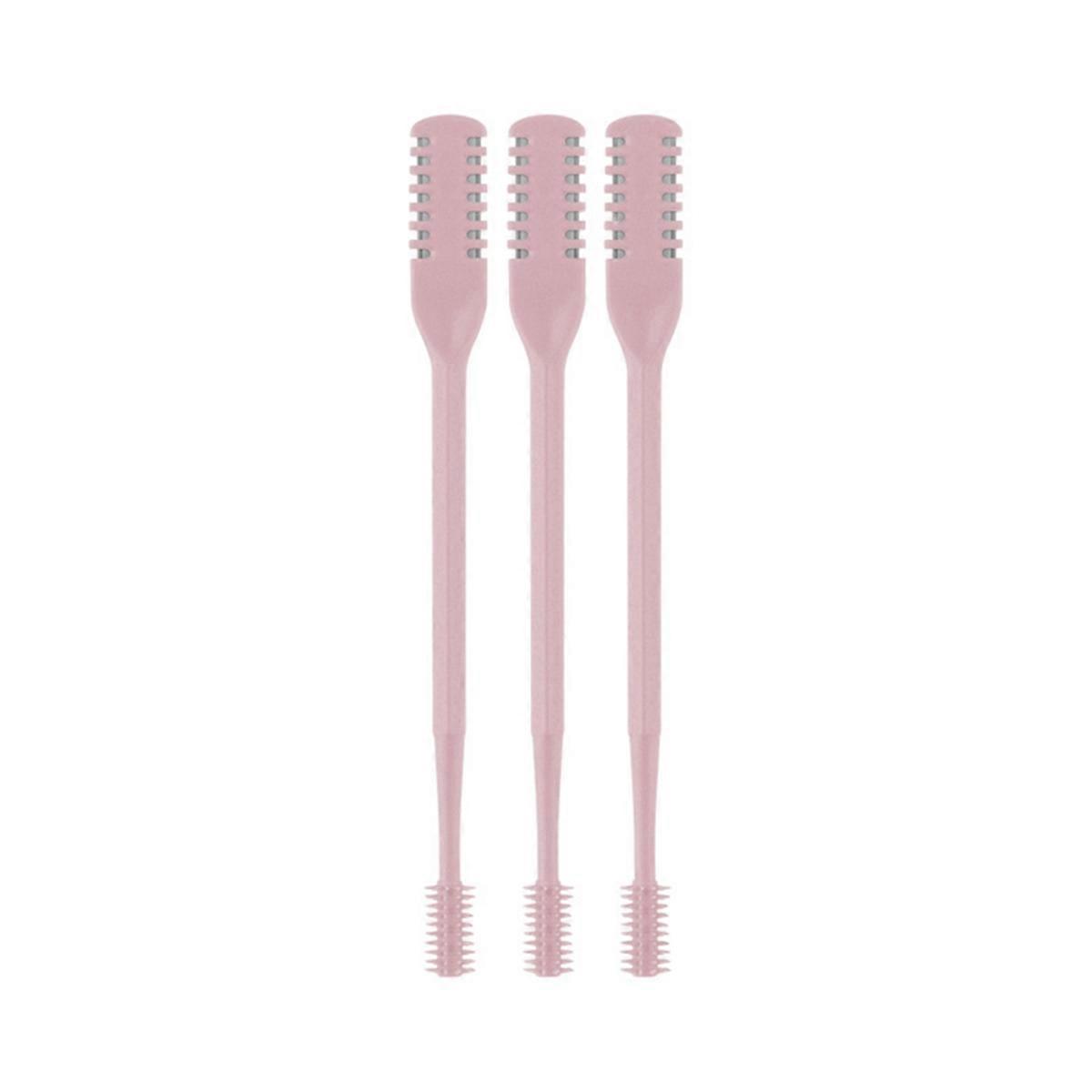2-in-1 Nasenhaartrimmer, 360° Drehbar, Rosa