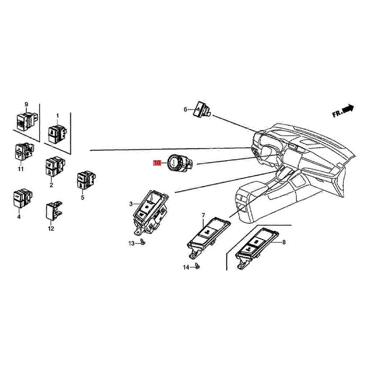 Zündschalterknopf 35881--a01 Für -v--