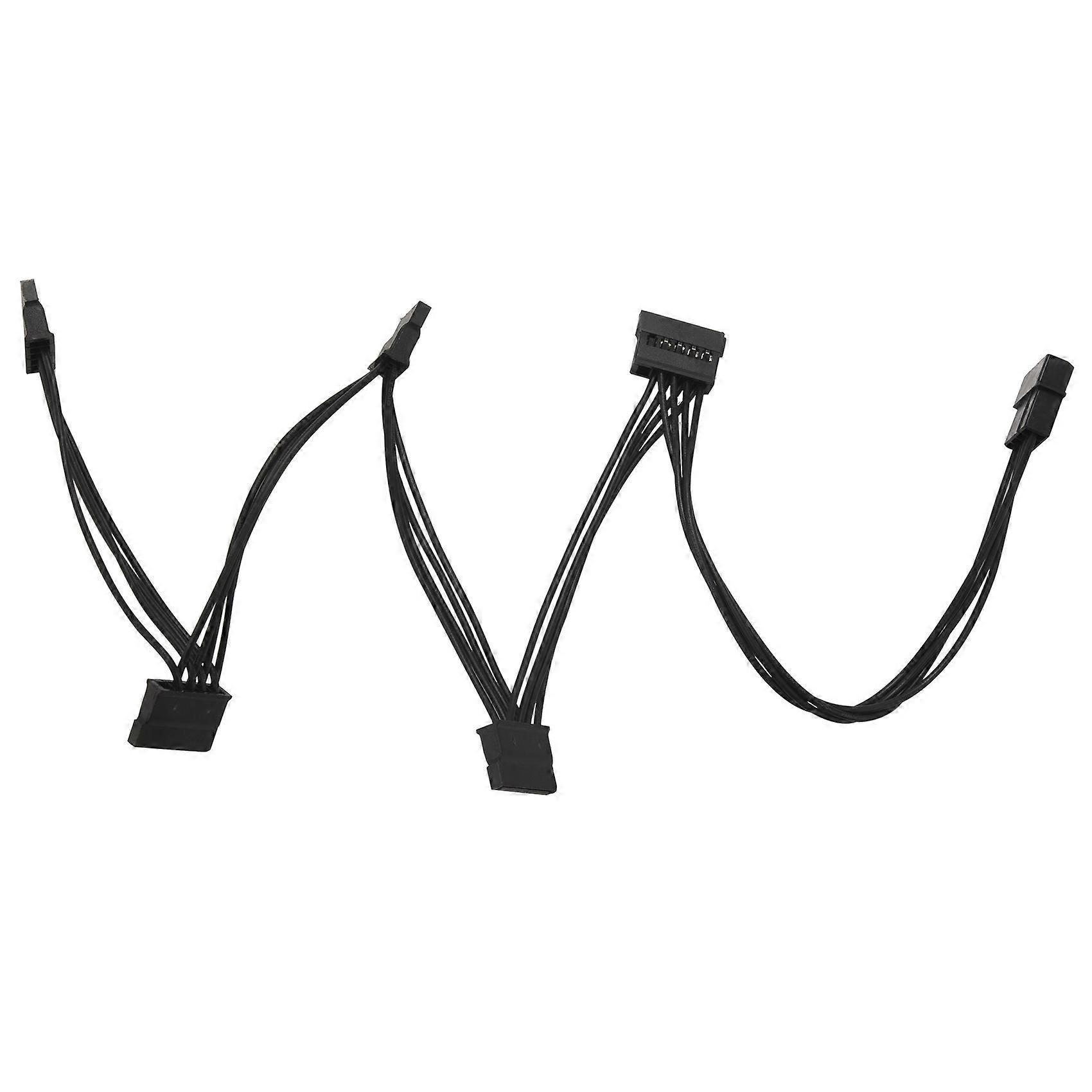 4-pin Ide 1 Auf 5 Sata 15-pin Festplatten-stromversorgungs-splitterkabel