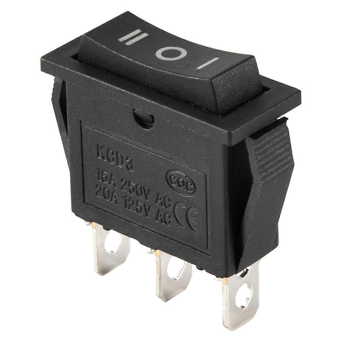 Ac15a/250v 20a/125v 3-poliger Spdt-schnappschalter Ein-aus-ein 3-positionen-schnappschalter
