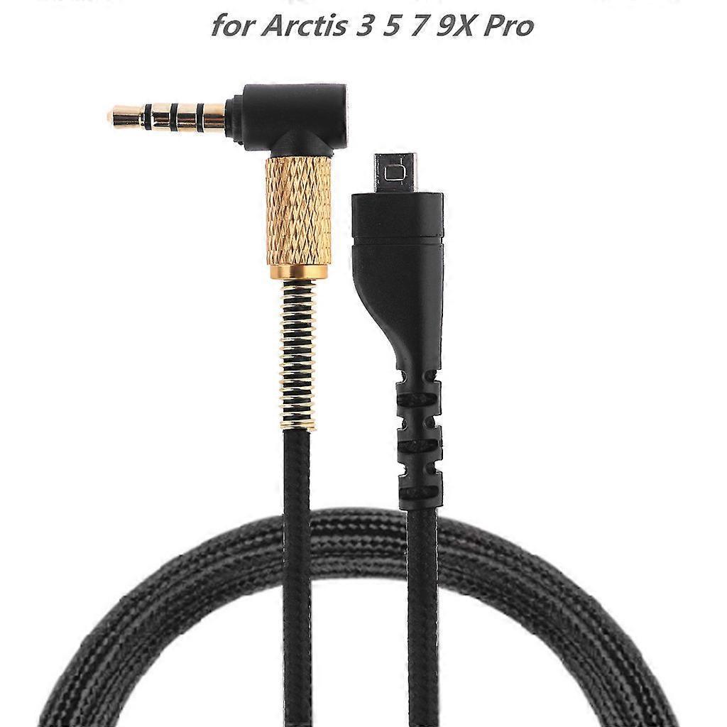Abnehmbares Gaming-kopfhörerkabel, 2 M (78 Zoll) Lang, Für Arctis 3, 5, 7, 9x Pro