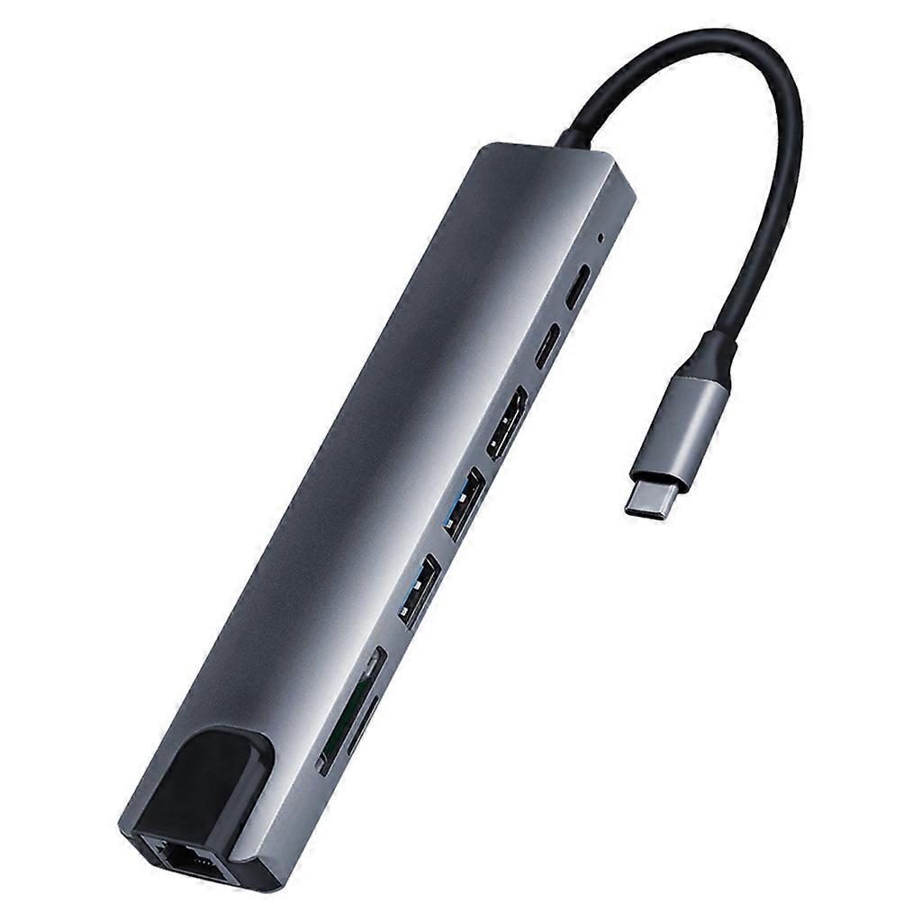 Usb-c-hub Für Laptops, Hdmi-kompatible 65-w-pd-dockingstation Mit Usb-adapter