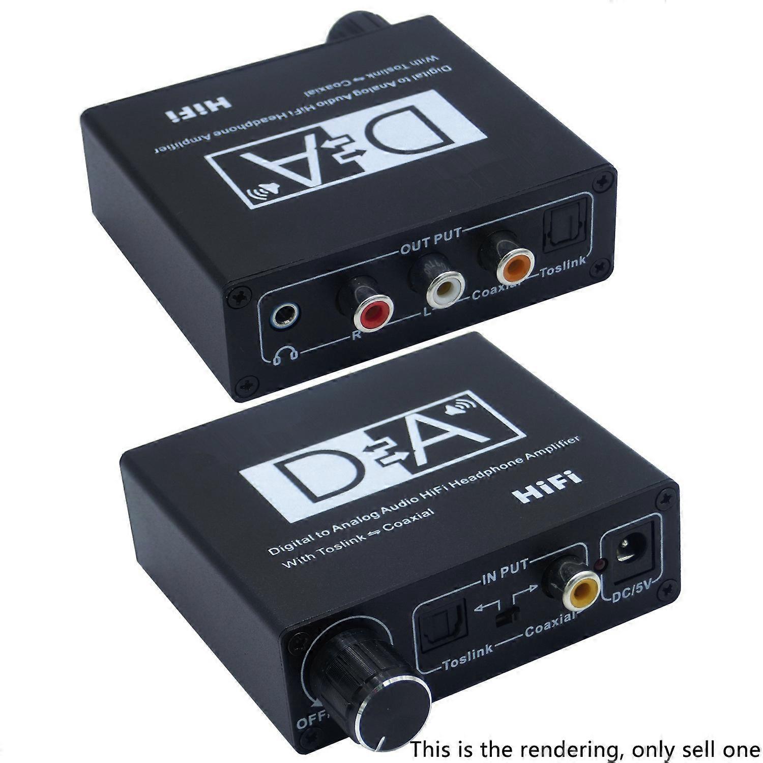 Hifi Digital-analog-audio-wandler Mit 3,5-mm-kopfhörerverstärker