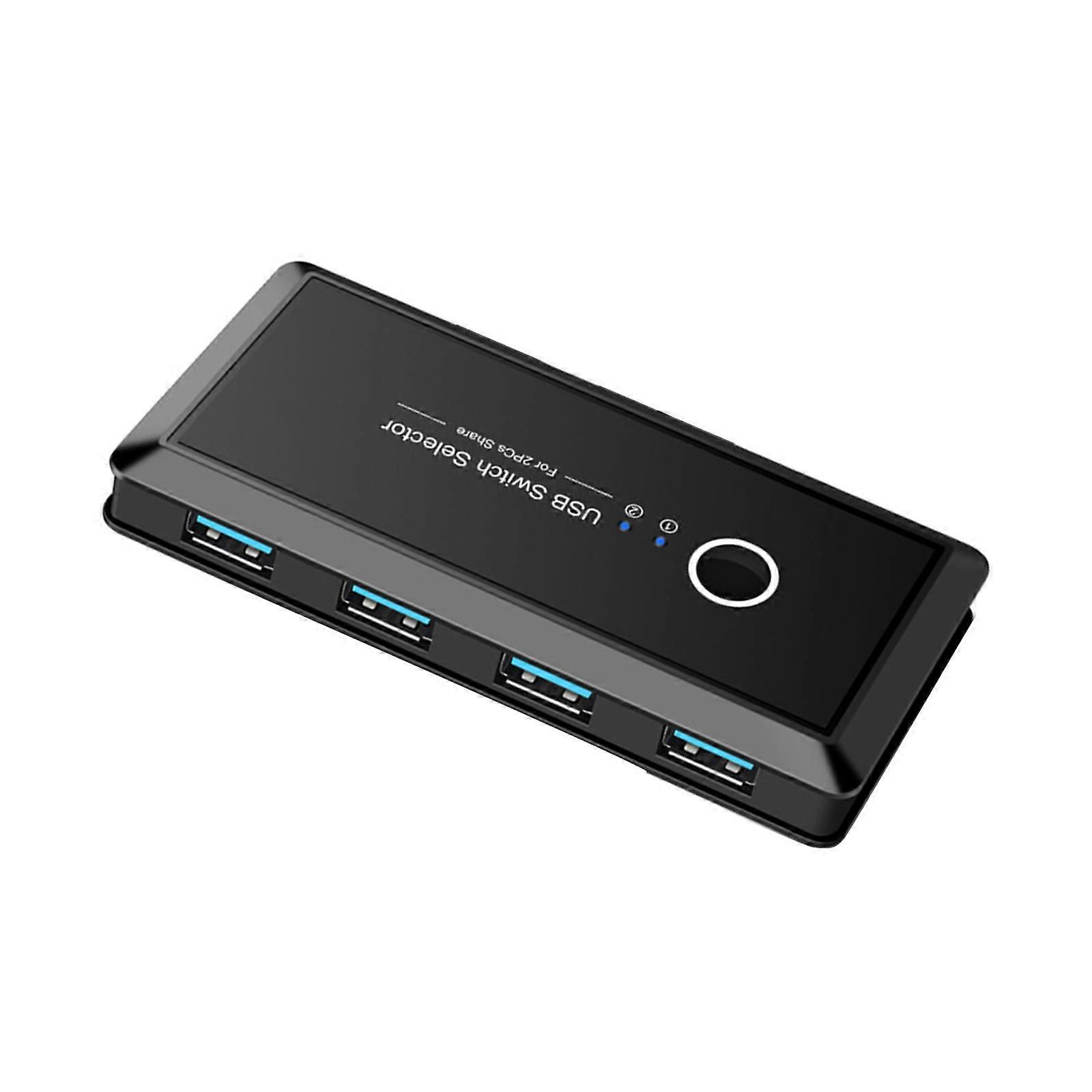 Usb 3.0-umschalter Für Pc, Tastatur, Maus Und Drucker – Gemeinsame Nutzung Mit 2 Pcs