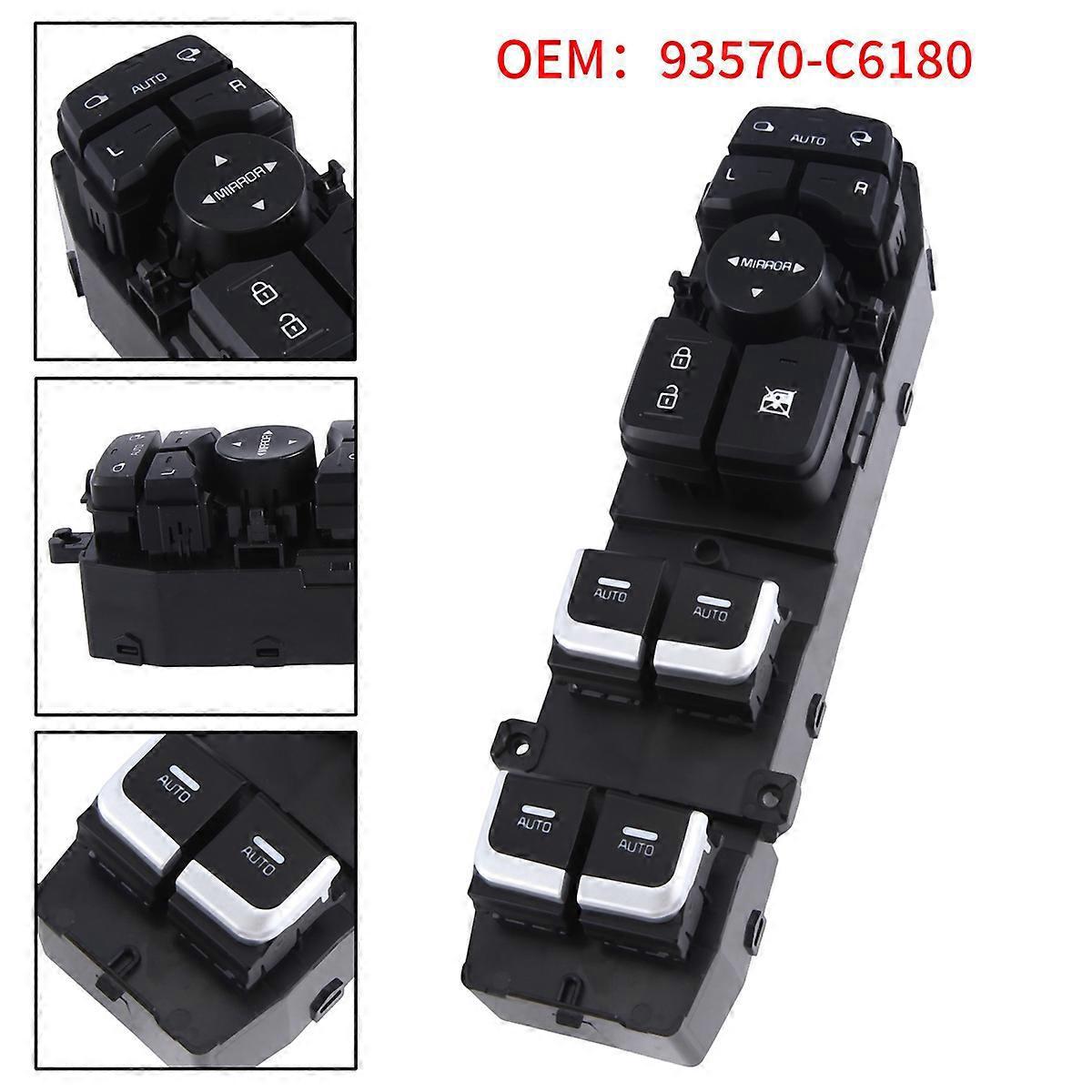 93570-c6180 Hauptschalter Für Elektrisches Fensterheber Links (fahrerseite) Für Sorento 14-18--
