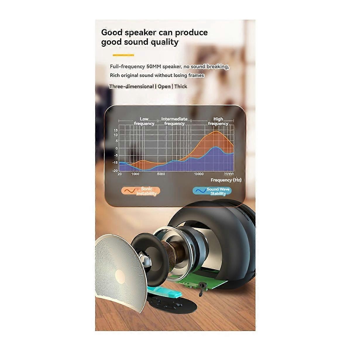 Kabelloser Bluetooth-lautsprecher, Mini-sound, Schwarz