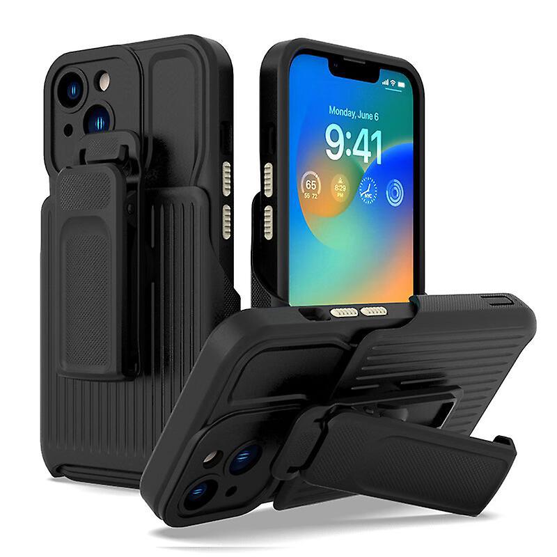 Extrem Schützende Und Robuste Schwarze Handyhülle (1 Stück), Mit Fallschutz Aus Bis Zu 6 Metern Höhe, Dunkelgrau, Passend Für Iphone 13