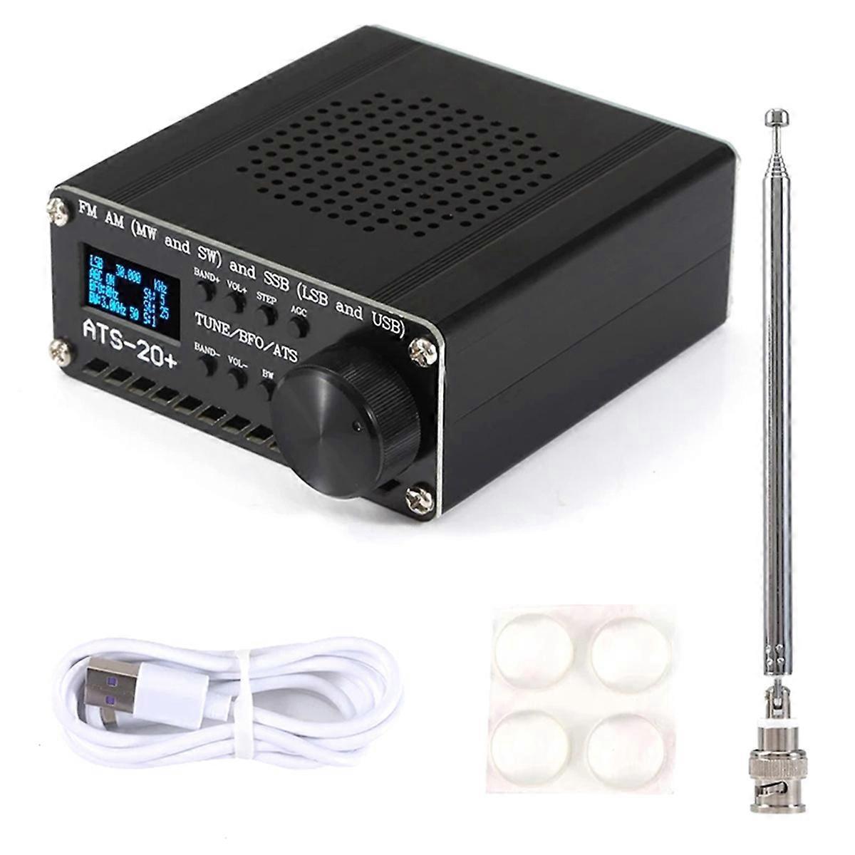 Ats-20+ Plus V2 Si4732 Sdr-funkempfänger Mit Oled-display