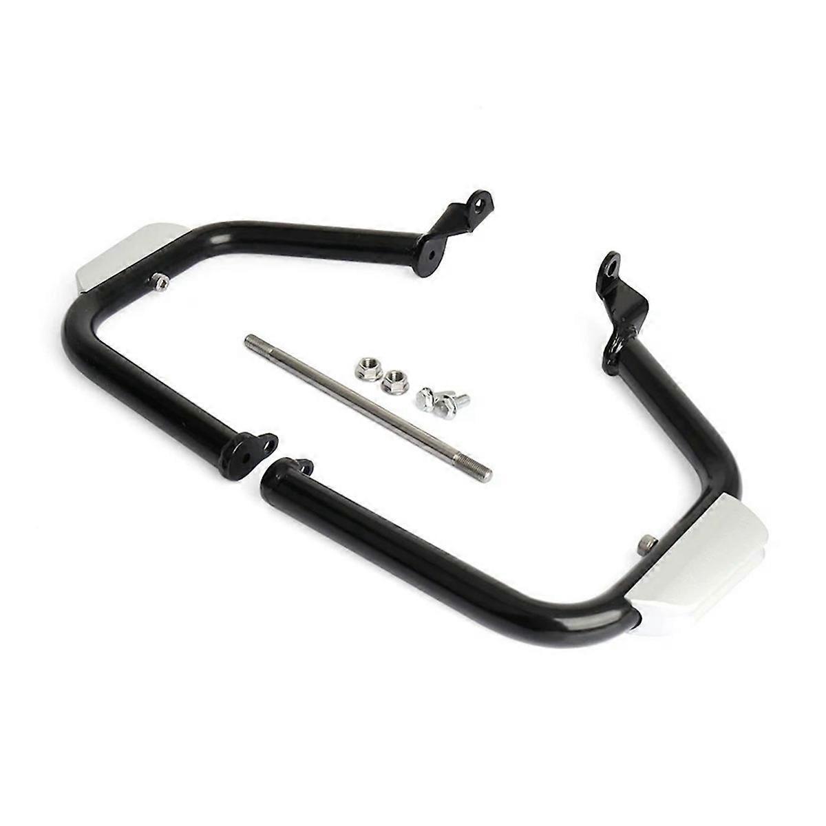Motorradzubehör Rahmenschutz Motorschutz-set - Schwarz -