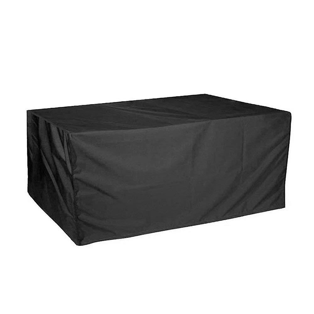 Rechteckige Staubschutzhülle 120 X 120 X 74 Cm, Staub- Und Wasserdichte Abdeckung Für Den Garten Aus Oxford-gewebe, Schwarz