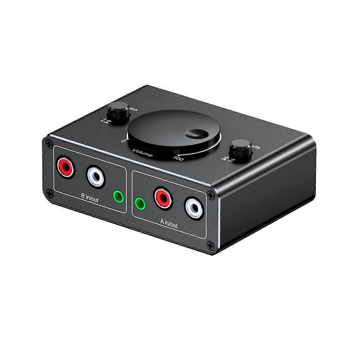 3,5-mm-stereo-bidirektionaler Audio-umschalter Mit Stummschalttaste