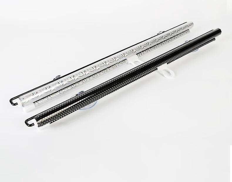 Schwarzer, Faltbarer Sonnenschutz (1 Stück) – Für Windschutzscheibe Und Heckscheibe – Selbstaufrollend – Mit Saugnäpfen