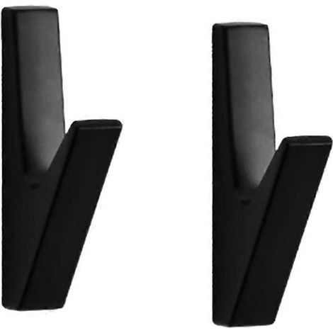 Matte Wandhaken Badezimmeraccessoires Garderobenhaken Handtuchhaken Schwarz--